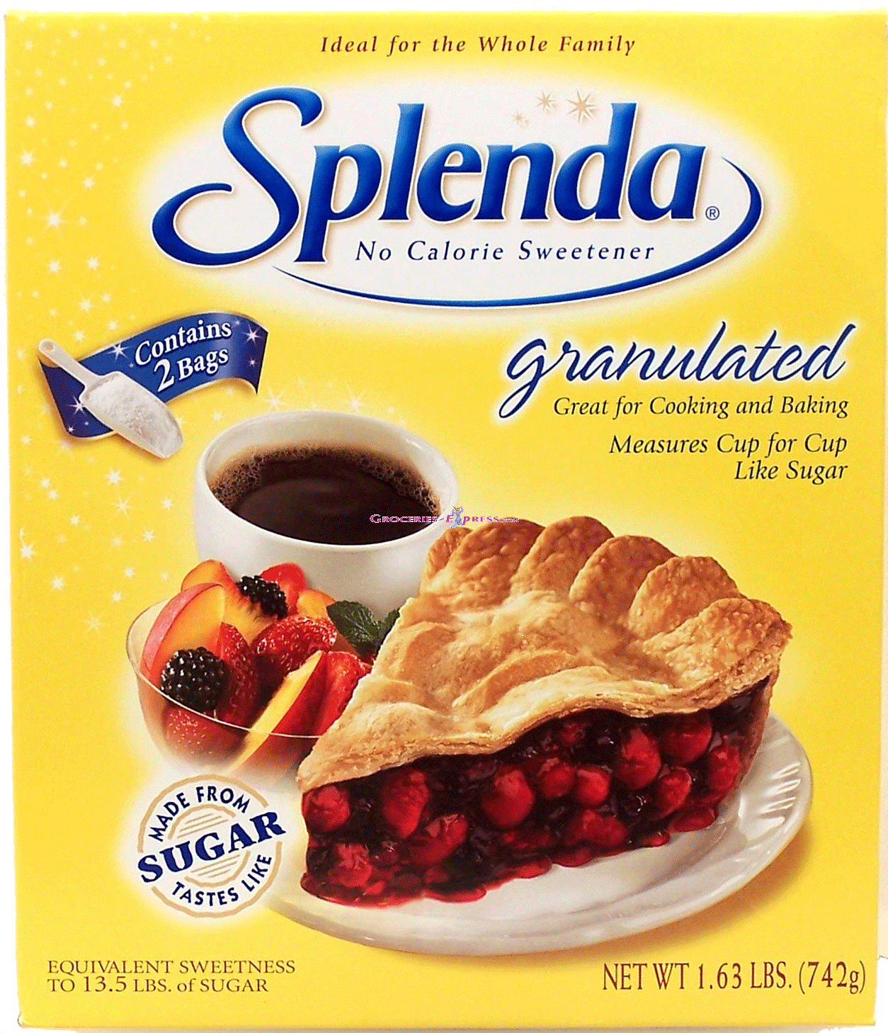 Splenda  no calorie sweetener, granulated, measures cup for cup like sugar Full-Size Picture